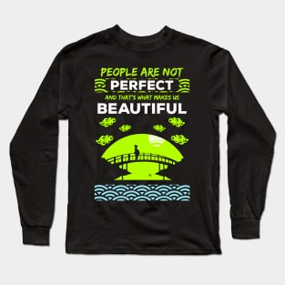 People are not perfect and thats what makes us beautiful recolor 7 Long Sleeve T-Shirt